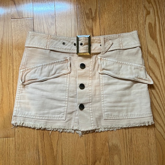Free People Cargo Mini Skirt - Picture 1 of 5